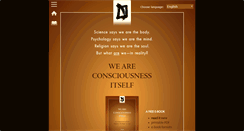 Desktop Screenshot of consciousnessitself.org