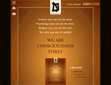 Tablet Screenshot of consciousnessitself.org